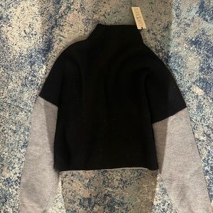 Gab kate grays and black color block sweater. Never worn!